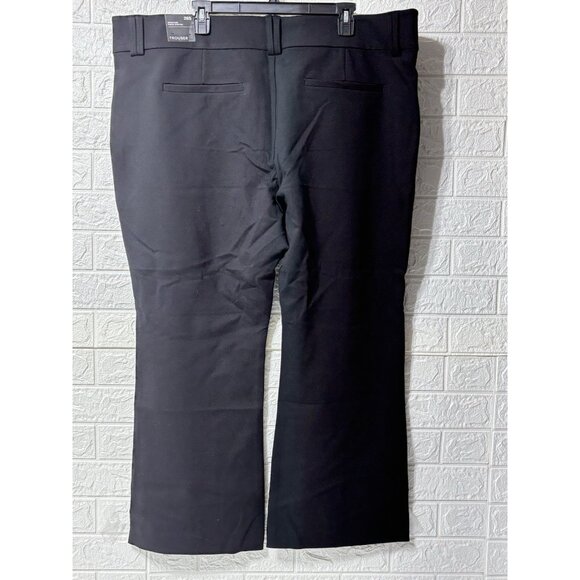 Studio By Torrid Signature Ponte Stretch Trouser Black Women Size 26S - Picture 3 of 8
